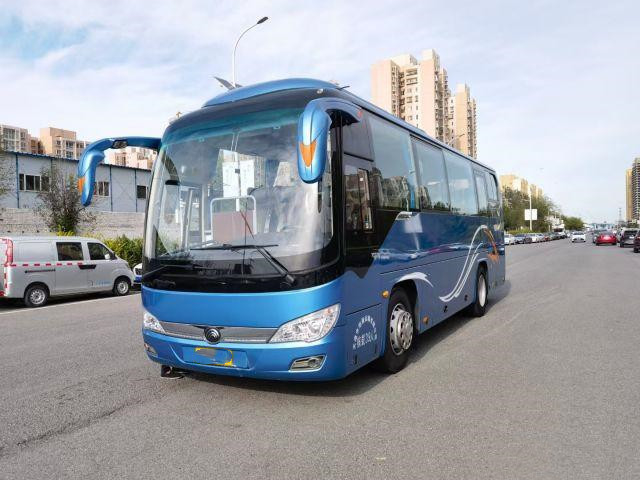 Chassi pequeno da bolsa a ar do motor de Yuchai dos assentos da segunda mão 39 do ônibus de Bus Used Yutong do treinador