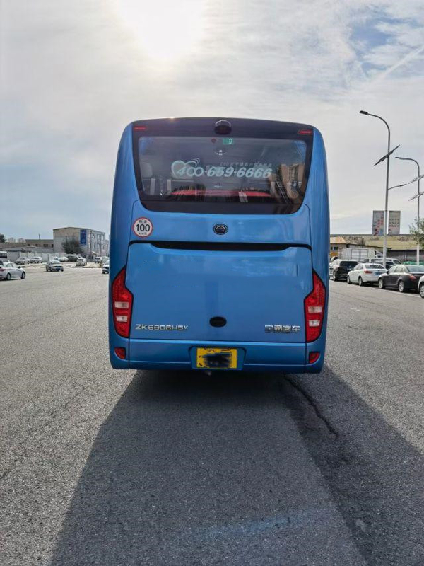 Chassi pequeno da bolsa a ar do motor de Yuchai dos assentos da segunda mão 39 do ônibus de Bus Used Yutong do treinador