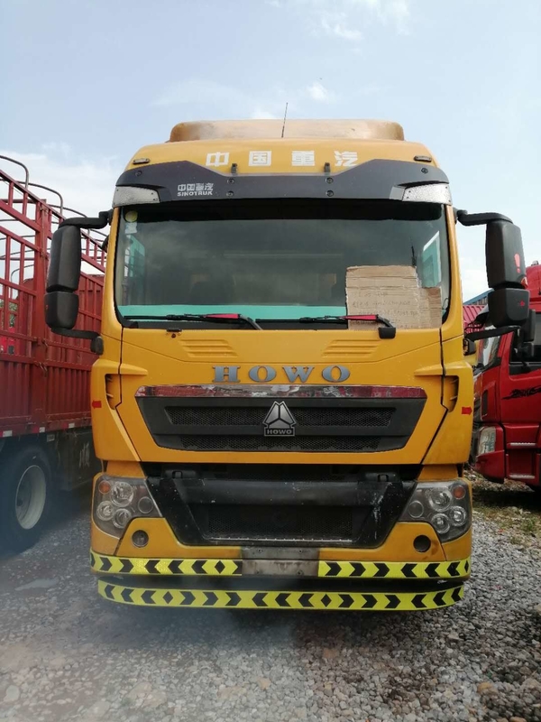 A única fileira 280HP usou o caminhão leve de mão do caminhão basculante 6*2 T5G segundo da carga
