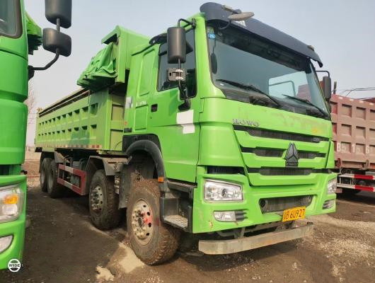 Caminhão basculante 8*4 de Mitsubishi Fuso da segunda mão com carga de 40 toneladas do motor 371hp para a venda
