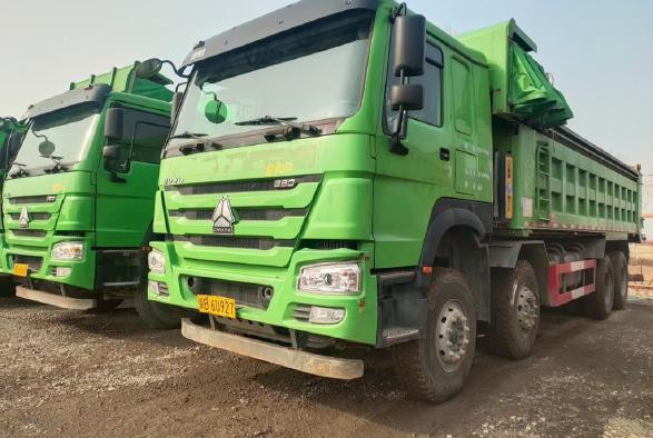 Caminhão basculante 8*4 de Mitsubishi Fuso da segunda mão com carga de 40 toneladas do motor 371hp para a venda