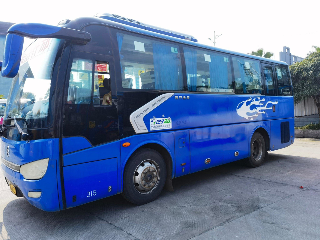 Ônibus dourado dos ônibus Xml6807 e dos minibus 30seats Youtong de Dragon Tour Bus Coach Luxury 8m
