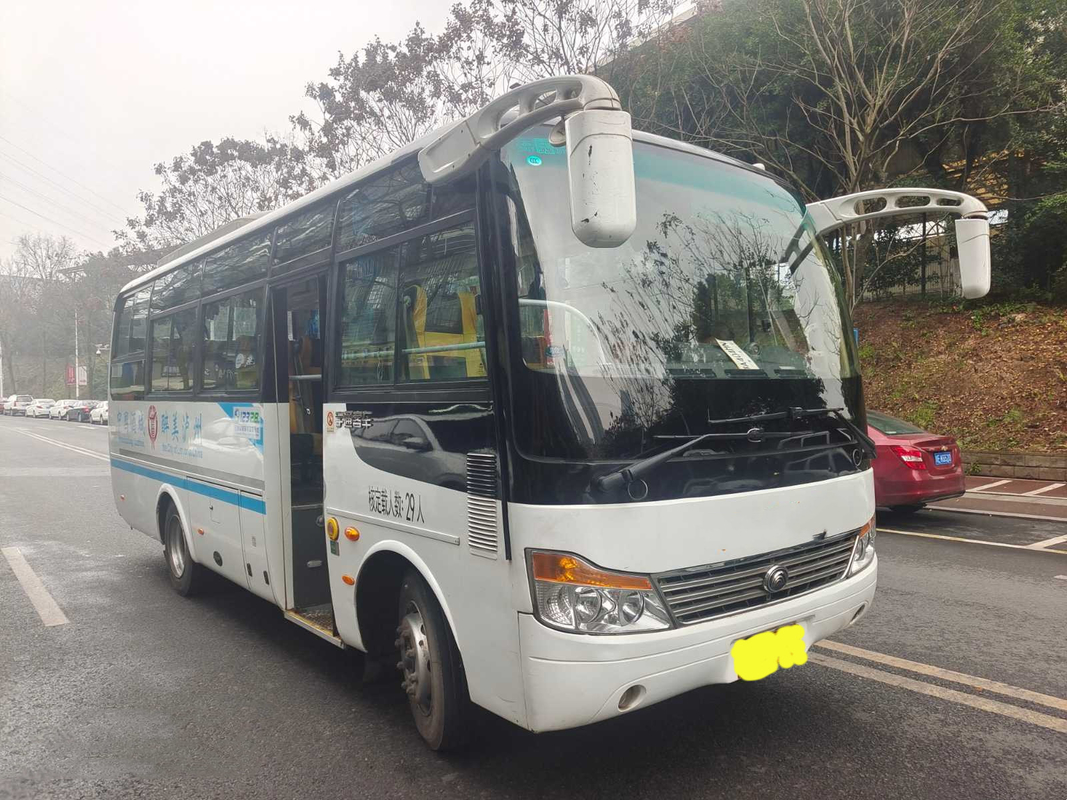 O ônibus público branco diesel usado ano usado do tipo ZK6761 em 2017 LHD de Yutong usou ônibus dos assentos do EURO V 29 do motor de Yuchai