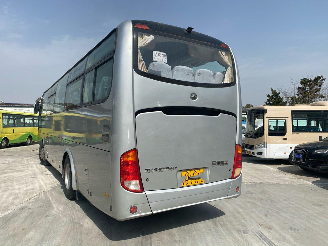 Yutong transporta a condução à direita ZK6107 transporta o treinador Airbag Chassis da movimentação da mão 49seats segundo