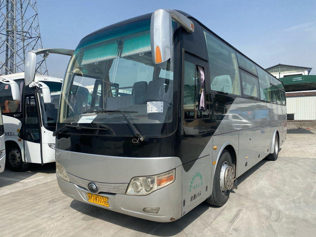 Yutong transporta a condução à direita ZK6107 transporta o treinador Airbag Chassis da movimentação da mão 49seats segundo
