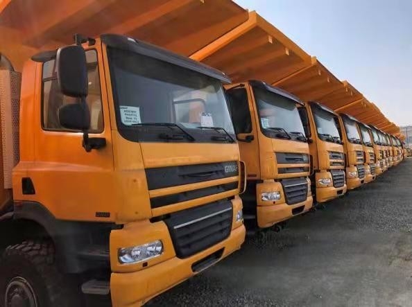 60 toneladas usaram o caminhão de mão do caminhão basculante 10*6 segundo de GINAF para a venda