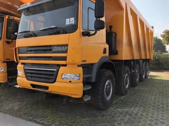 60 toneladas usaram o caminhão de mão do caminhão basculante 10*6 segundo de GINAF para a venda