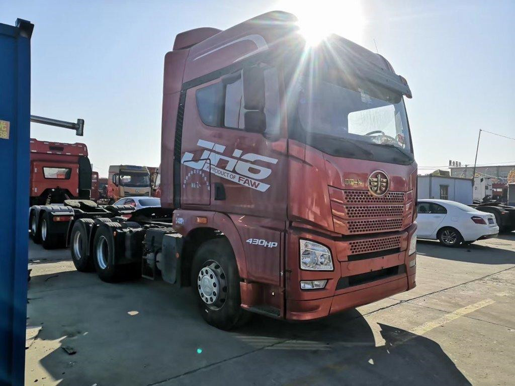 FAW JH6 usou o motor diesel 11.596L LHD manual do caminhão 6*4 430hp Weichai do trator