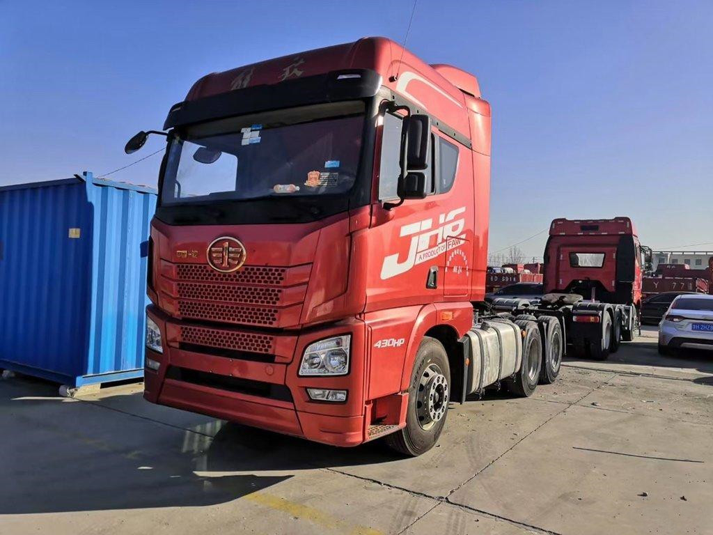 FAW JH6 usou o motor diesel 11.596L LHD manual do caminhão 6*4 430hp Weichai do trator