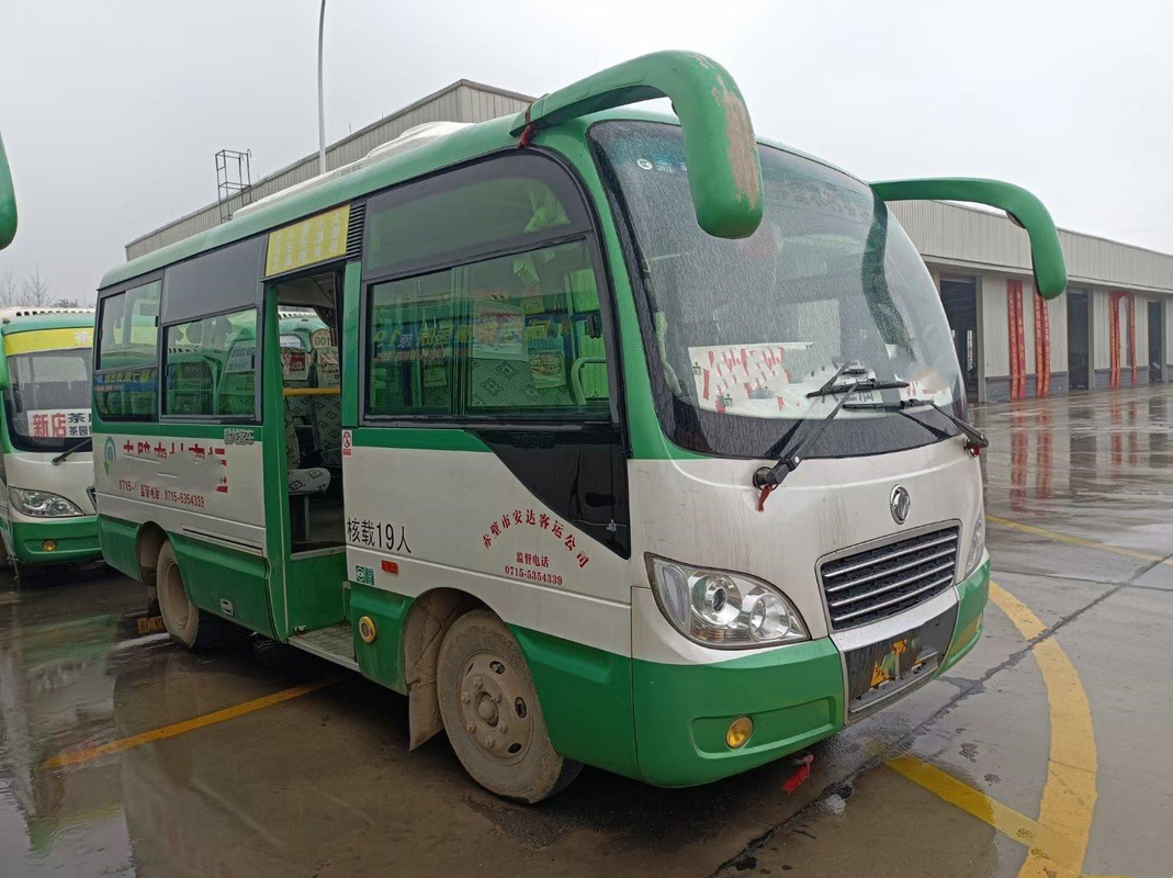 Euro usado V 2018 do comprimento de Dongfeng EQ6606 tipo chinês Mini Bus 19seats 5.9m
