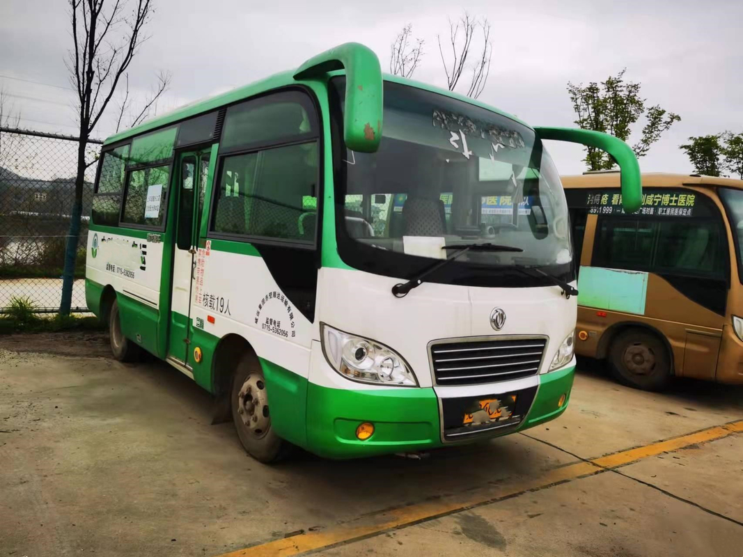 Euro usado V 2018 do comprimento de Dongfeng EQ6606 tipo chinês Mini Bus 19seats 5.9m