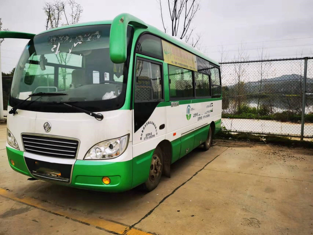 Euro usado V 2018 do comprimento de Dongfeng EQ6606 tipo chinês Mini Bus 19seats 5.9m