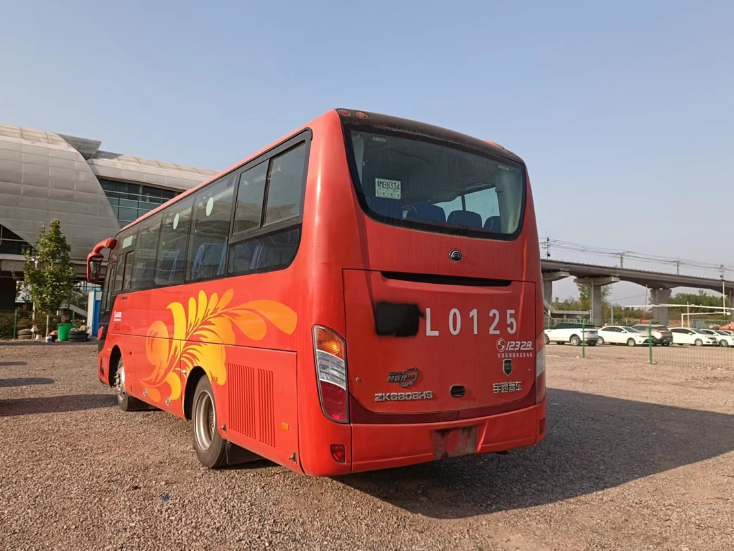 Os motores diesel usados assentos do ônibus de 2014 anos 33 Zk6808 Yutong treinam a direção de Bus With LHD