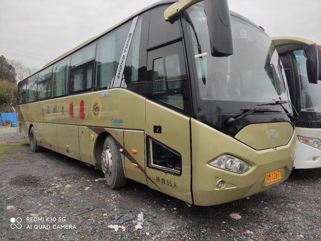 2015 anos 55 Seat usaram o ônibus 199kw da mão do ônibus ZLCK6120 segundo de Zhongtong com o LHD para o passageiro