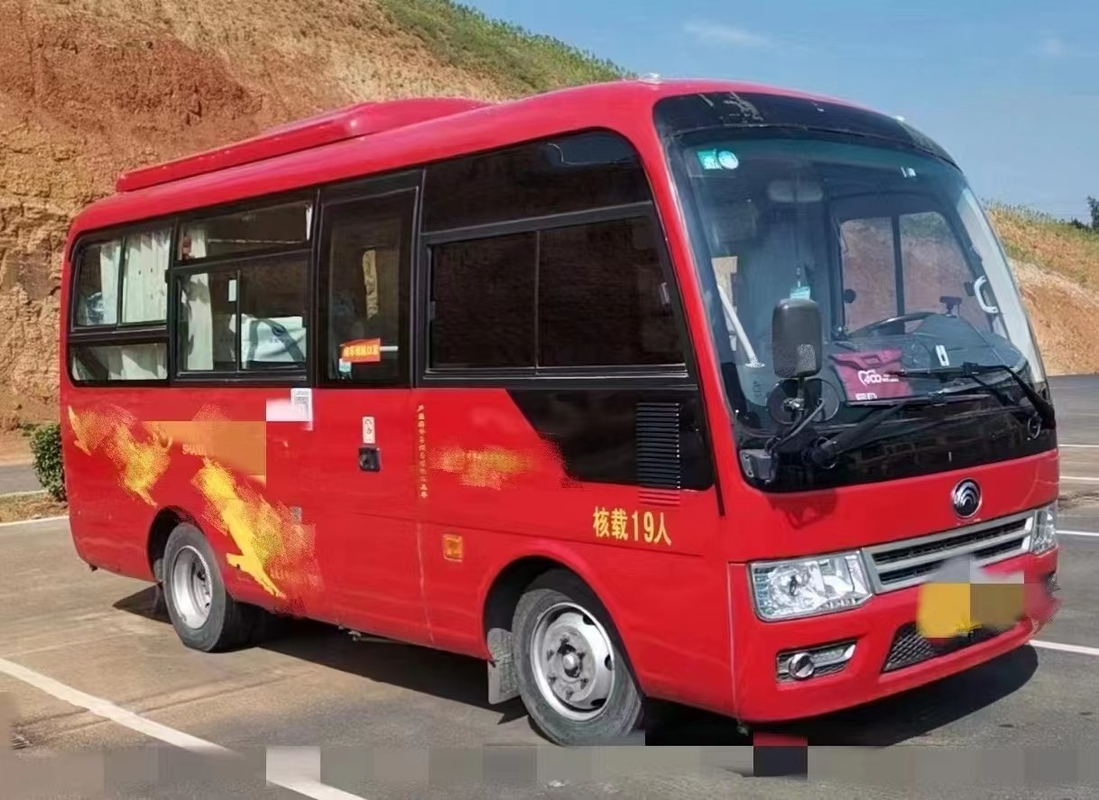 2017 eixo usado assentos do modelo ZK6609D Mini Bus Left Hand Drive Front Engine 2 do ônibus de Yutong do ano 19