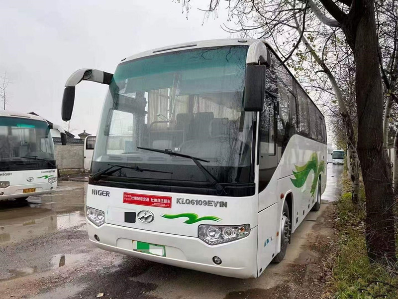 O ônibus mais alto usado elétrico KLQ6109ev de 47 assentos usou o treinador Bus New Fuel nenhum acidente