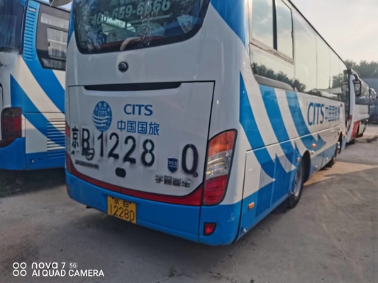 Ônibus usado 35 assentos ZK6858 mini RHD de Yutong que dirige os motores diesel para o transporte
