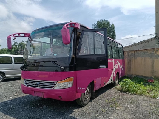 31 ônibus escolar usado de Van de passageiro do ônibus de Seater Mini Bus Yutong Front Engine ZK6752D