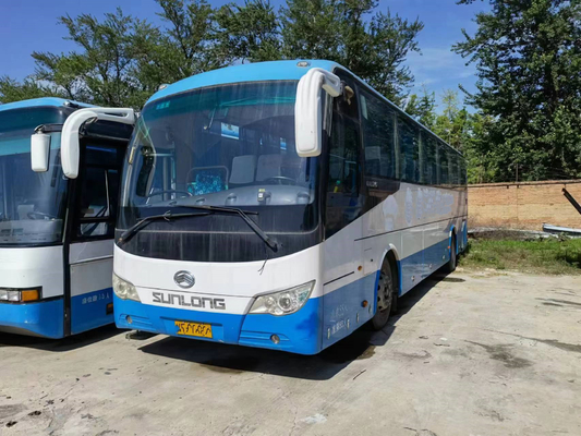 O motor traseiro Sunlong usou o chassi alto da suspensão 55seats do airbag de Bus LHD SLK6122 do treinador