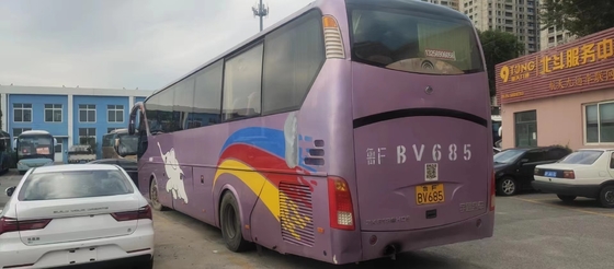 2012 treinador usado Bus Yutong ZK6129HD do ano 53 assentos com a porta dobro de motor diesel de Cummins