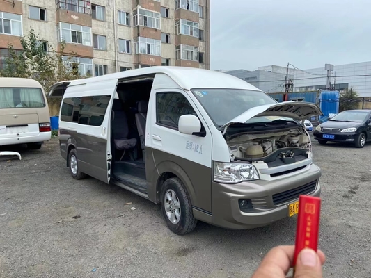 2016 motor usado assentos de Mini Bus Gasoline JINBEI Hiace 3TZ do ano 18 nenhum acidente nas boas condições