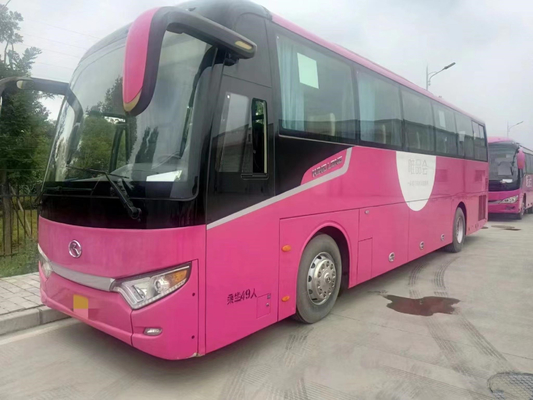 Veículo elétrico híbrido usado ônibus da suspensão 49seats do airbag de Kinglong XMQ6112 do turismo