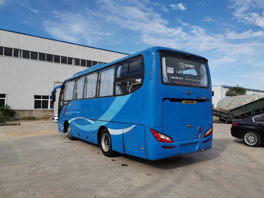 XMQ6802 usou o ônibus Kinglong deixou ao treinador de direção 35seats a suspensão elétrica do airbag de YC4G 147kw