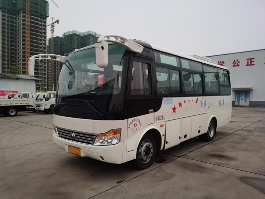 29 assentos Front Engine Used Coach Bus Zk6752d Weichai 140kw Mini Transportation