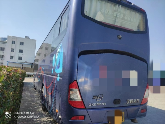 Ônibus usado assentos de ZK6127 55 Yutong motor de um Weichai de 2014 anos com suspensão da mola de lâmina