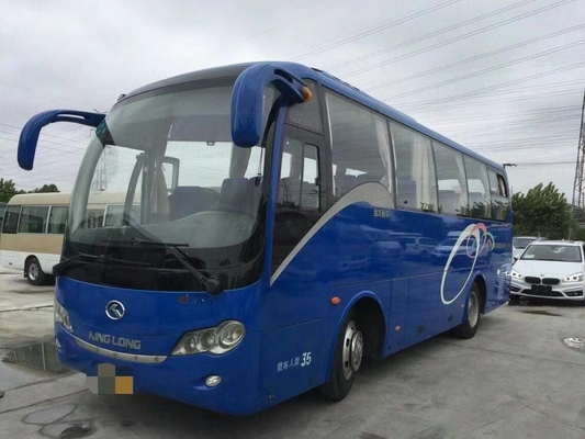 35 motor diesel usado assentos de Bus Kinglong XMQ6858 do treinador para o transporte