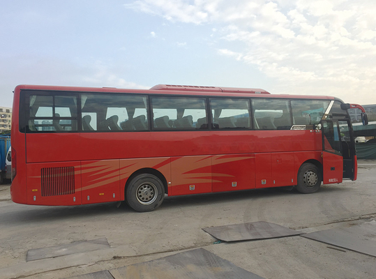 Assentos usados Kinglong diesel do treinador 197kw 55 da cidade da segunda mão do ônibus do passageiro do motor
