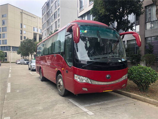 O Euro 3 Yutong usado passageiro transporta o treinador Emission Rhd Lhd da segunda mão 39 assentos