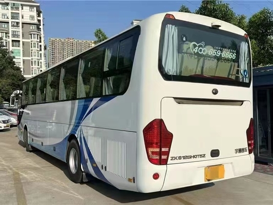 o ônibus usado Yutong 55seater do trânsito usou a suspensão do airbag das portas dobro do ônibus ZK6125 do rv