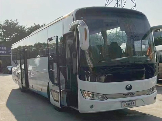 o ônibus usado Yutong 55seater do trânsito usou a suspensão do airbag das portas dobro do ônibus ZK6125 do rv
