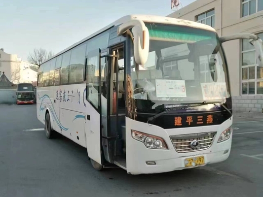 Ônibus diesel usado 162kw do passageiro de Yutong ZK6102D Front Engine Used 43 do ônibus