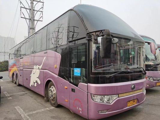 O eixo diesel usado 61seats do dobro de Yutong Zk6147 dos treinadores saiu do motor de direção de Weichai