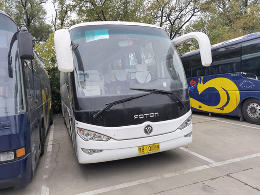 Ônibus usado do passageiro dos assentos de Bus 47 do treinador do motor da parte traseira de Foton do ônibus de excursão para a venda