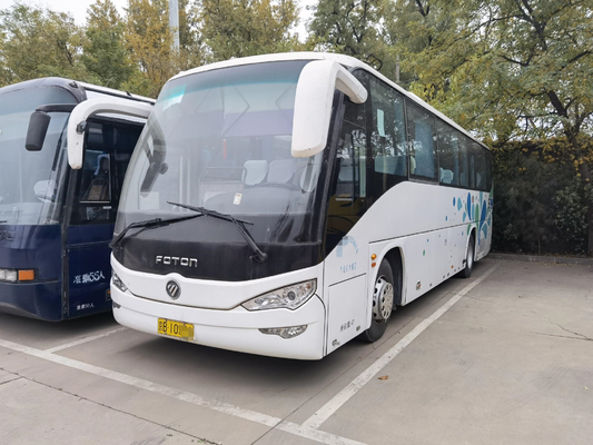 Ônibus usado do passageiro dos assentos de Bus 47 do treinador do motor da parte traseira de Foton do ônibus de excursão para a venda