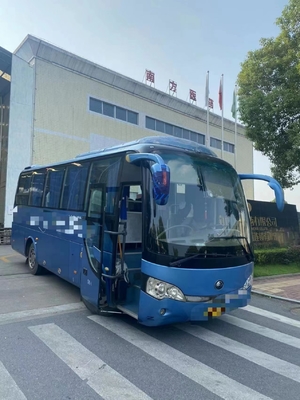 A distância de Bus Used Mini Vans Of Yuton Long do treinador de Youtong da segunda mão transporta 30 Seaters ZK6808