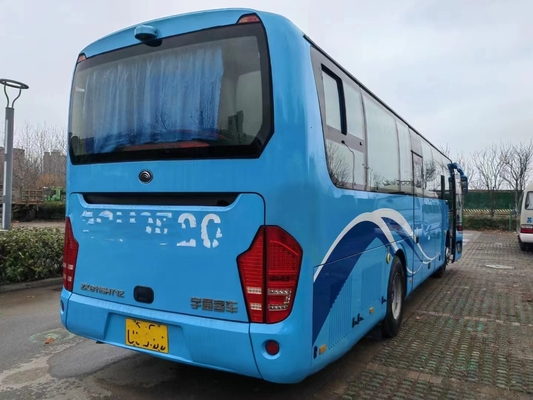 Portas usadas do motor dois de Bus Double Glass Yutong Zk6115 60seats Yuchai do treinador com condição do ar