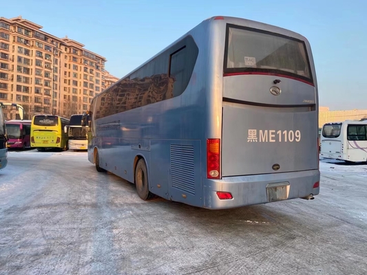 Treinador usado Bus 2014 ônibus usado assentos Team Travel Bus For Africa de Kinglong XMQ6128 do ano 51