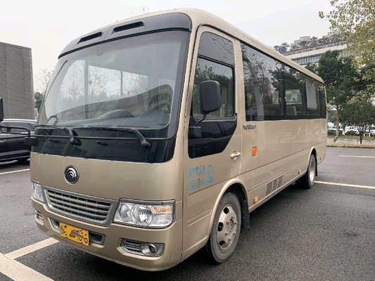 Mão 17 Seater da gasolina 2018 da transmissão automática de Yutong T7 17seats do ônibus do motor diesel segundo