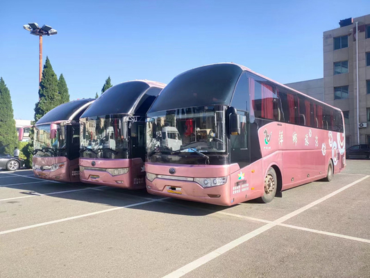Ônibus usado da mão de Yutong ZK6122 segundo dos treinadores de motor diesel da cidade de 2016 assentos do ano 55