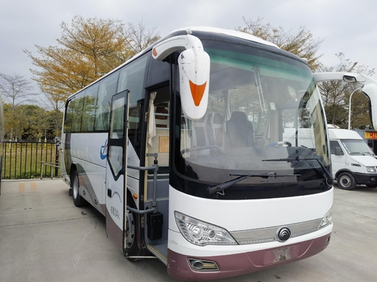 Os treinadores de motor usados usaram o ônibus ZK6816H5Y 34 de Yutong assentam o condicionador de ar do motor de Yuchai