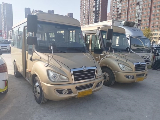 O ônibus pequeno usado Front Engine 14seats usou o condicionador de ar do EURO V do ônibus EQ6550 de Dongfeng