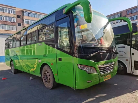 O treinador usado Bus Double Doors 43 assentos usou Tong Bus novo ZK6102D Front Engine