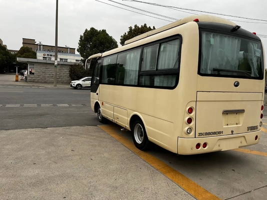 Mini Coach Front Engine usado 19 assenta o ônibus ZK6609D de Yutong da mão do condicionador de ar segundo do motor diesel