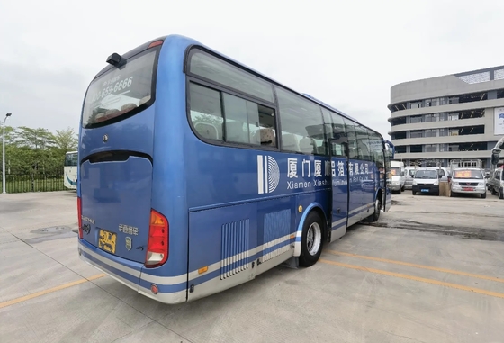 Compartimento de bagagem grande usado dos assentos da camioneta expresso 45 10,5 medidores ônibus ZK6107 de Yutong da mão da porta média do motor de Yuchai de ò