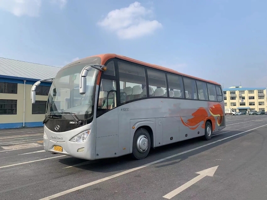 EURO III de Second Hand do treinador 55 assentos que selam o ônibus usado motor XMQ6126 de Yuchai Kinglong dos cilindros da janela seis