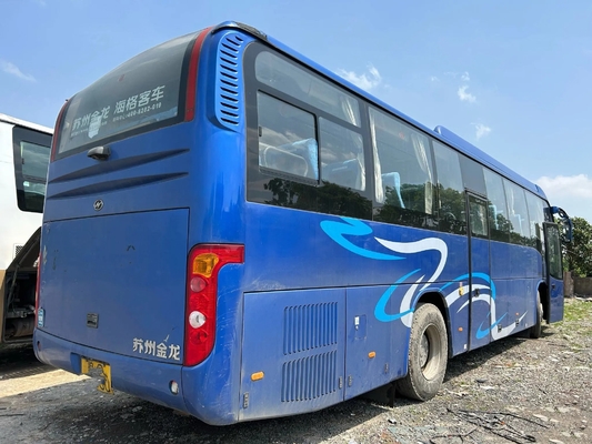 A porta média 47 do ônibus da segunda mão assenta o motor novo de 80% LHD/RHD Yuchai 11 medidores de ônibus mais alto usado KLQ6119